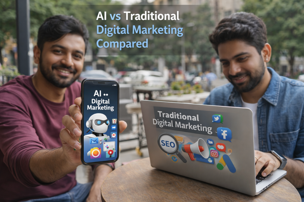 AI vs Traditional Digital Marketing Compared